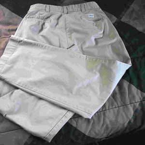 Ralph Lauren Polo "Philip" Khaki's Flat Front. EX